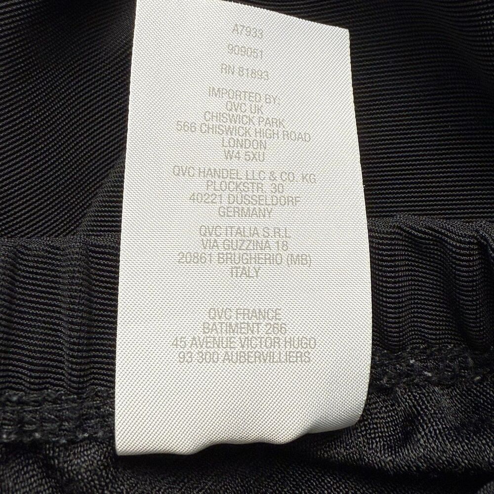 Susan Graver Essentials Lustra Knit Petite Skinny Pant A7933 USA  Black SZ XL P - Picture 9 of 10